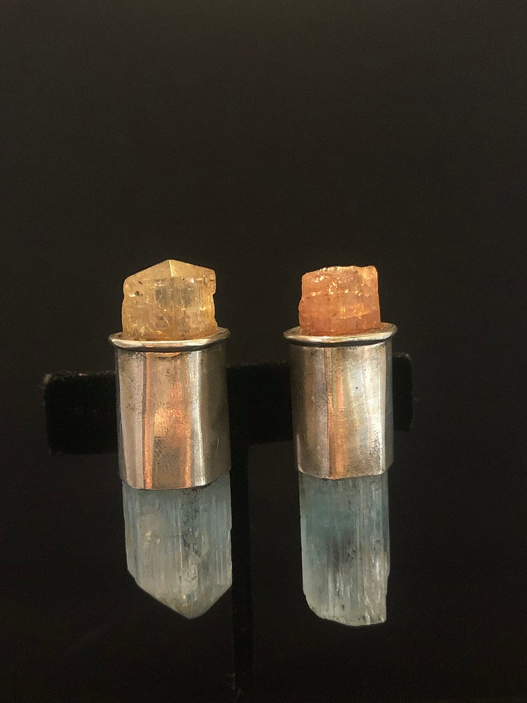 Citrine and Aquamarine