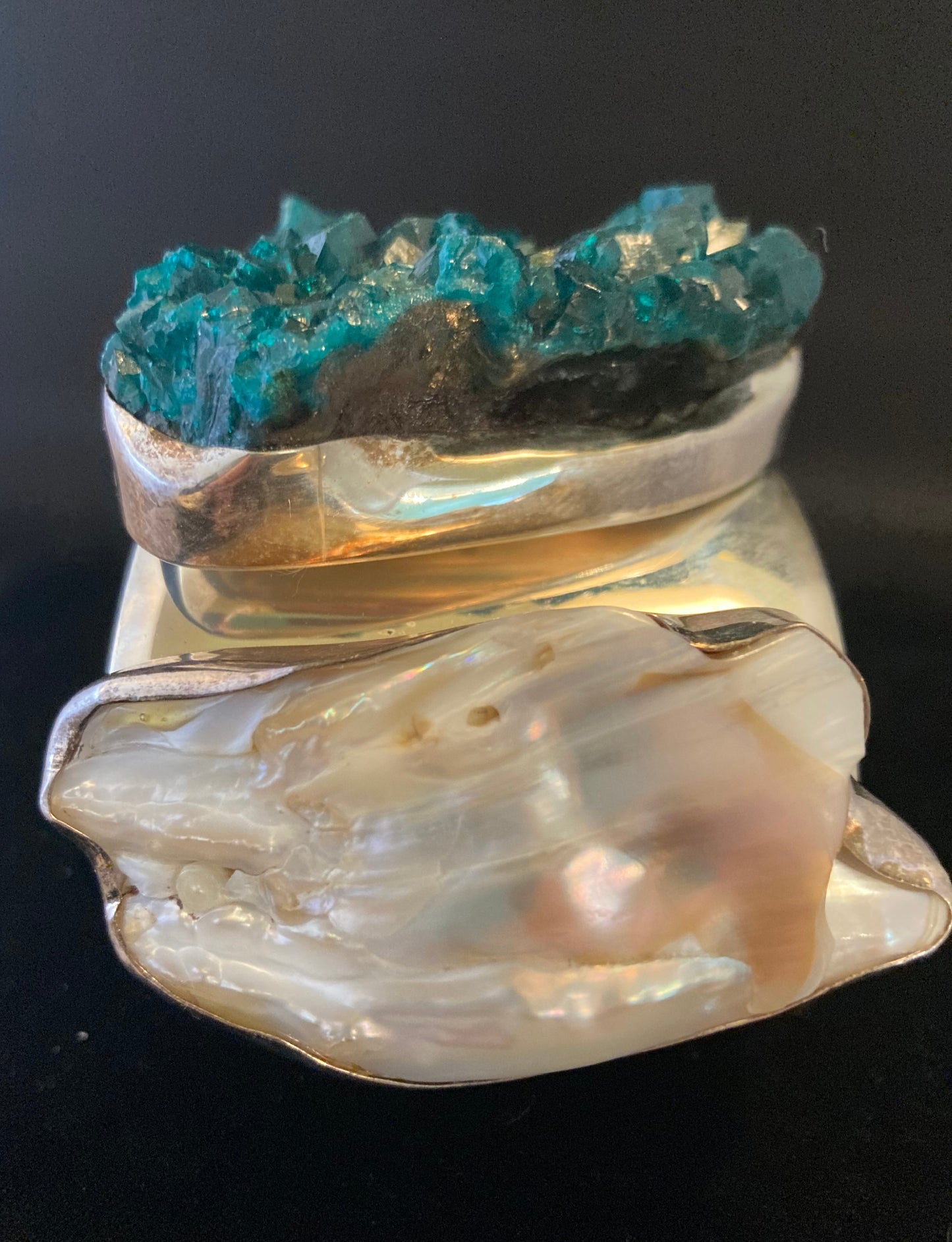 Emerald, Aqua, Pearl