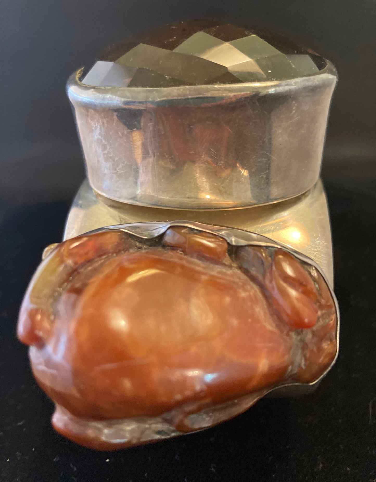 Topaz, Amber, Carnelian