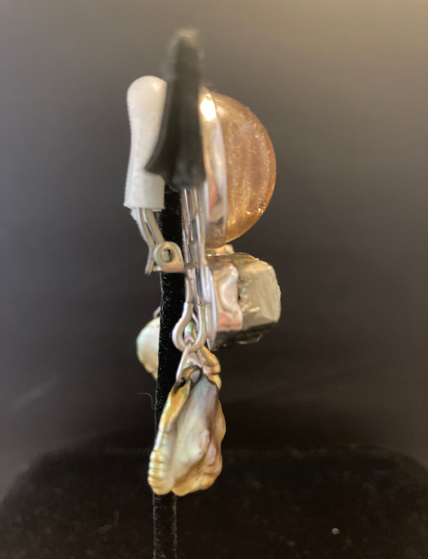 Rutilated Qtz, Pyrite, Pearl