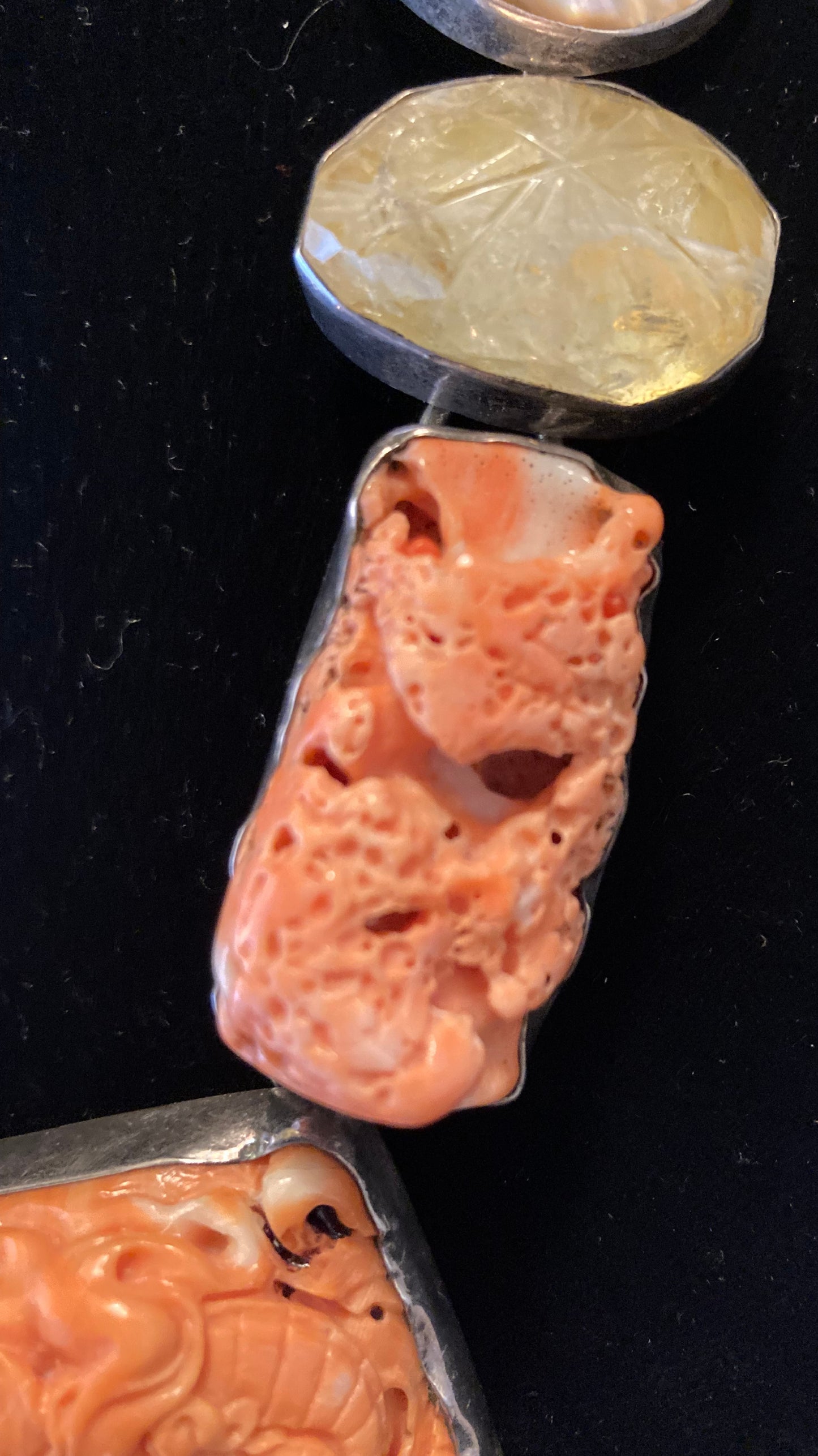 Yemen Coral, Pearl, Citrine