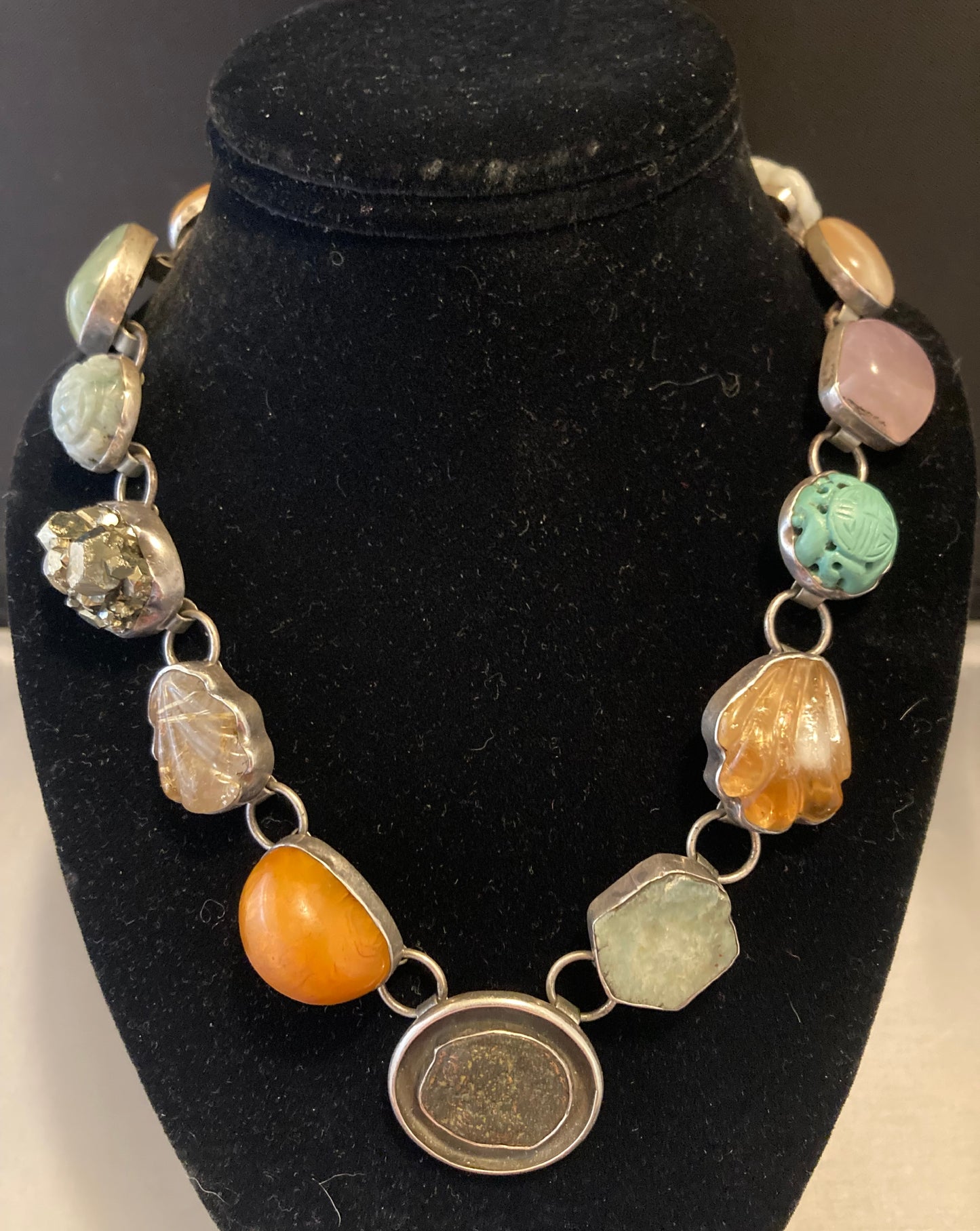 Antique Coin, Multi-Stone