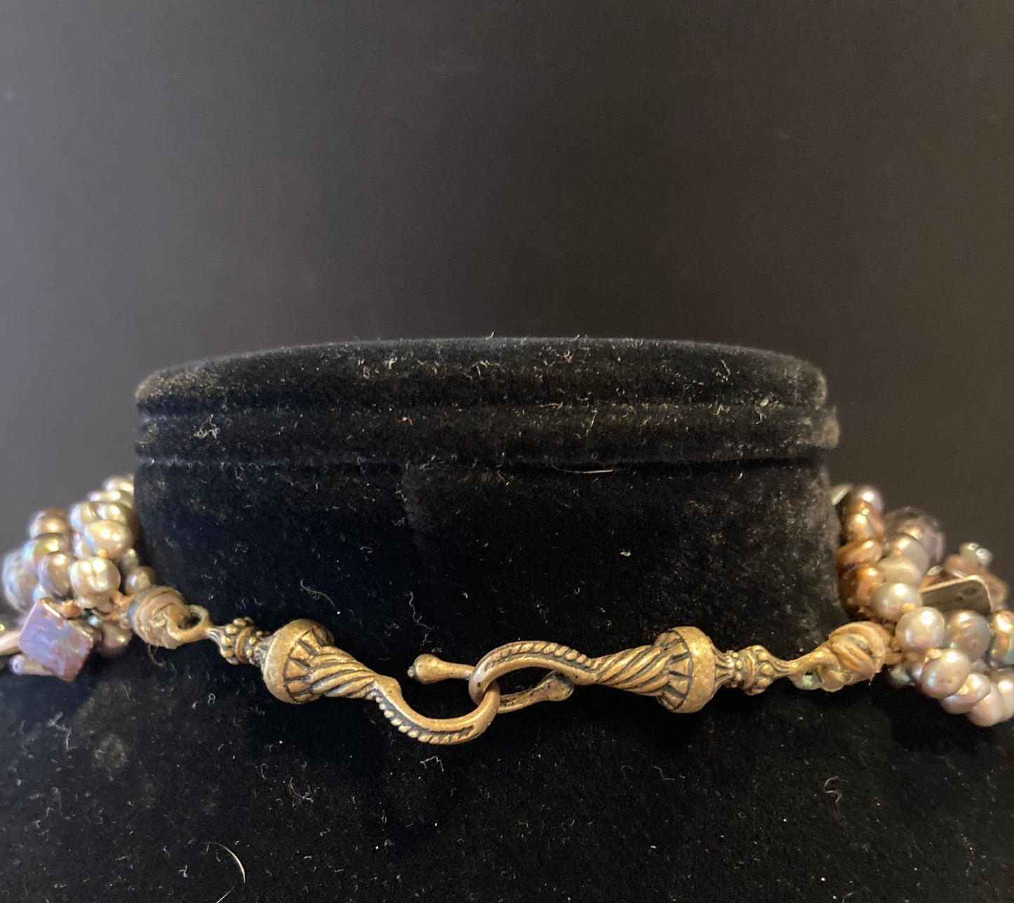 Charcoal Gray Pearls