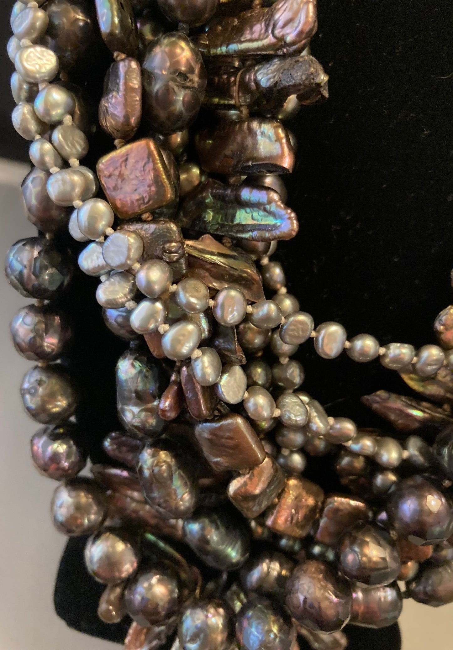 Charcoal Gray Pearls