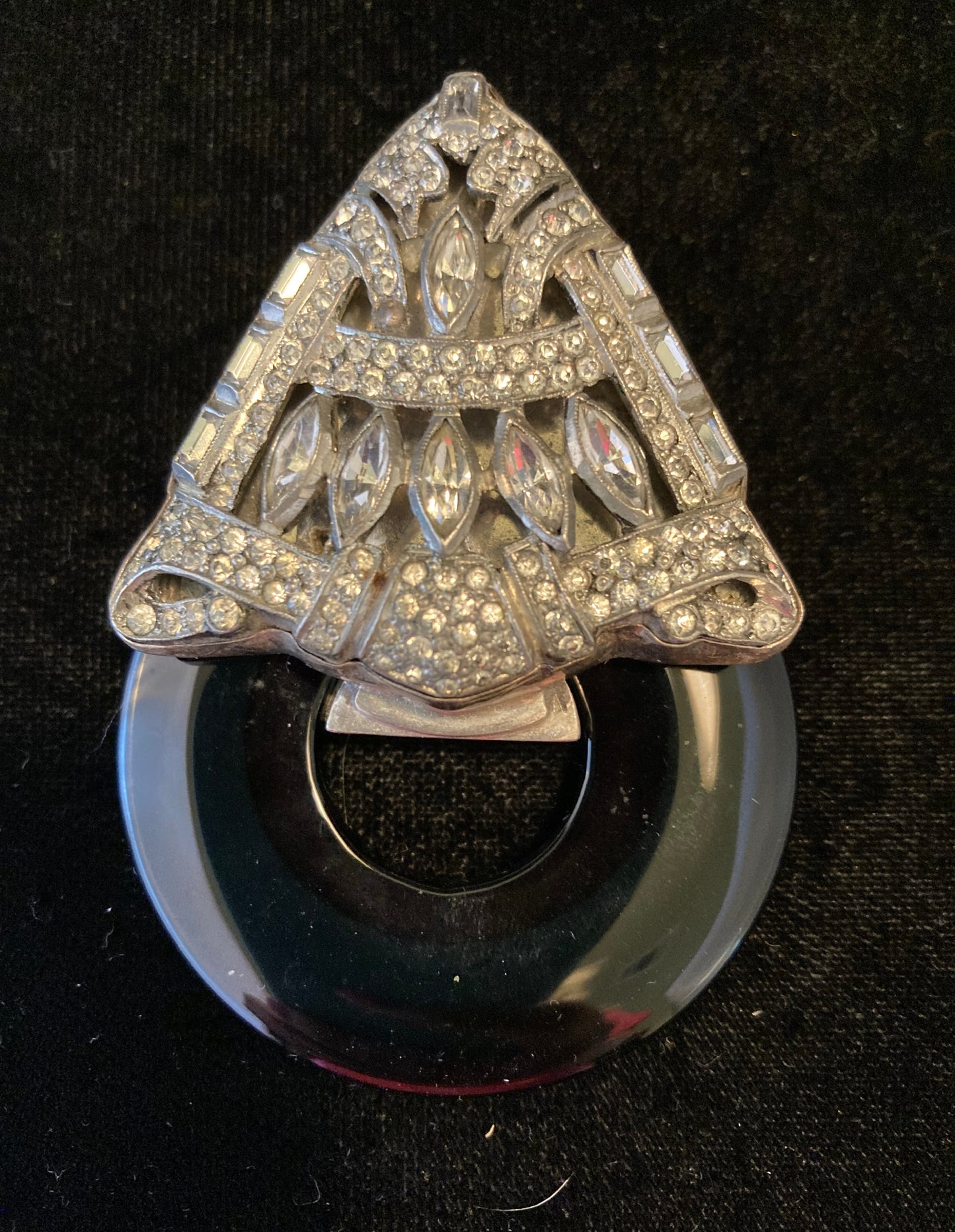 Vintage Rhinestone, Jet