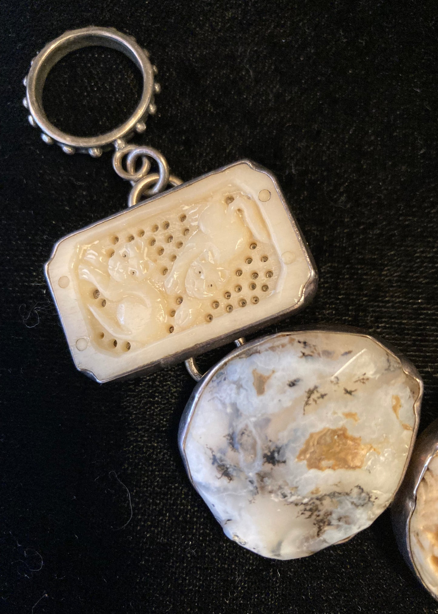 Bone, Crystal, Jasper