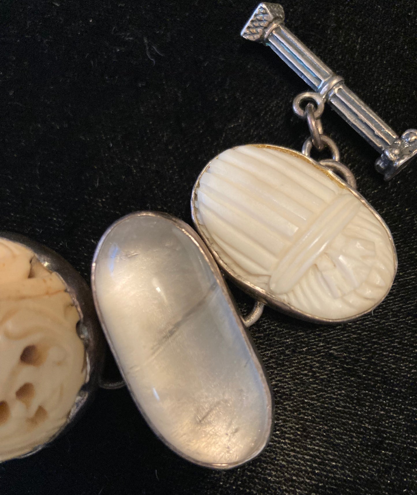 Bone, Crystal, Jasper