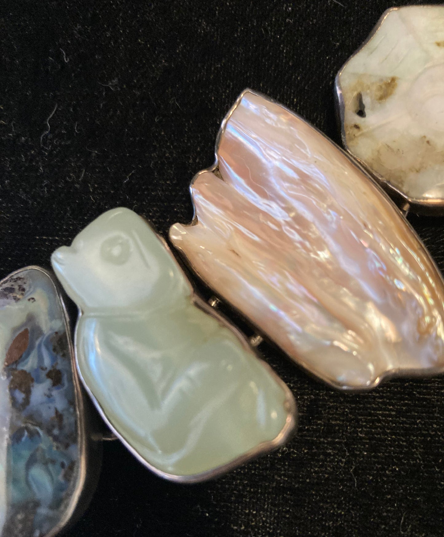 Aqua, Opal, Pearl, Jade
