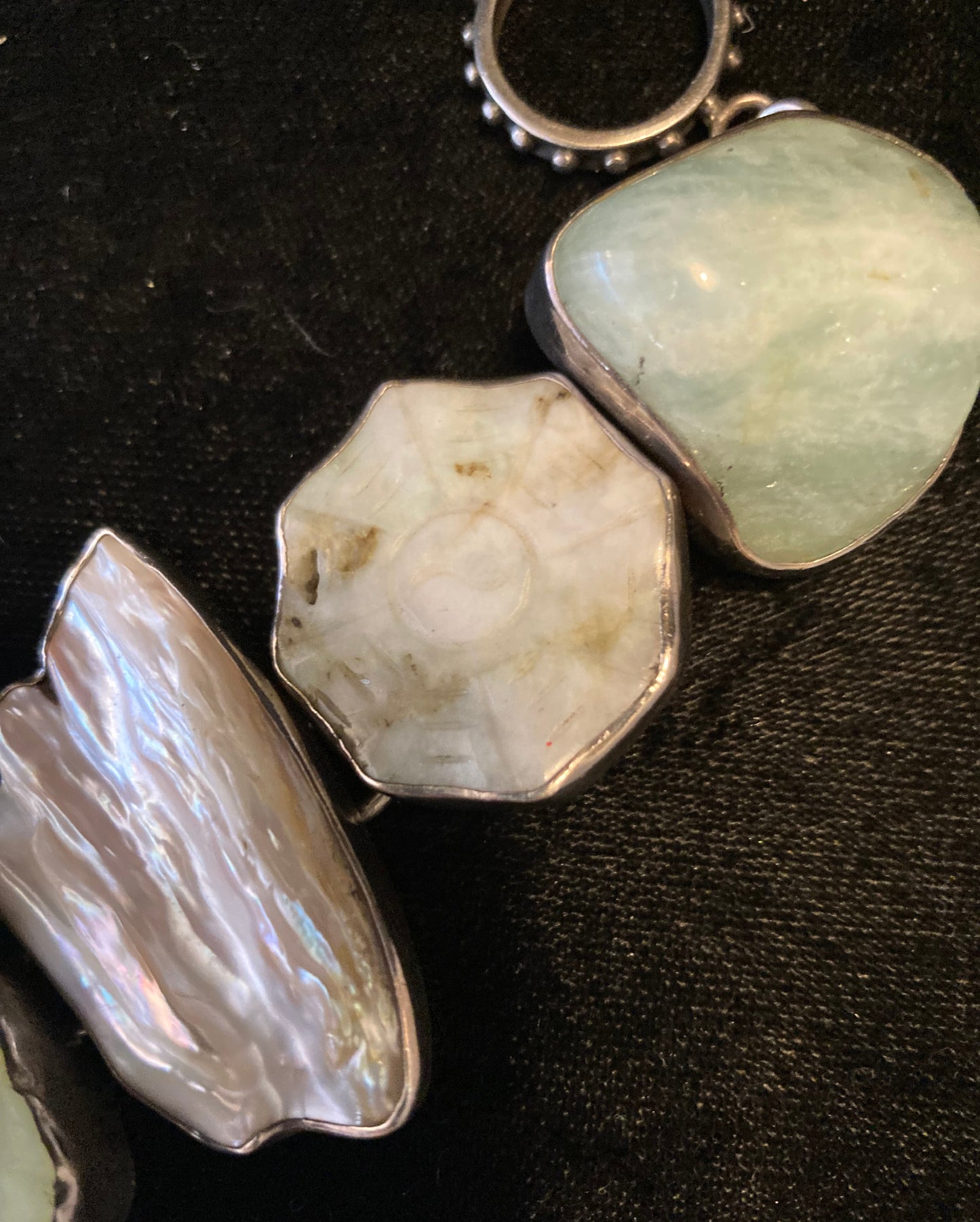 Aqua, Opal, Pearl, Jade