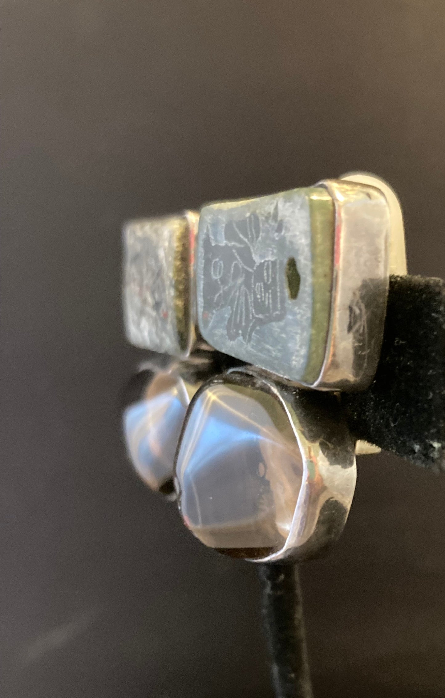 Jade, Smokey topaz