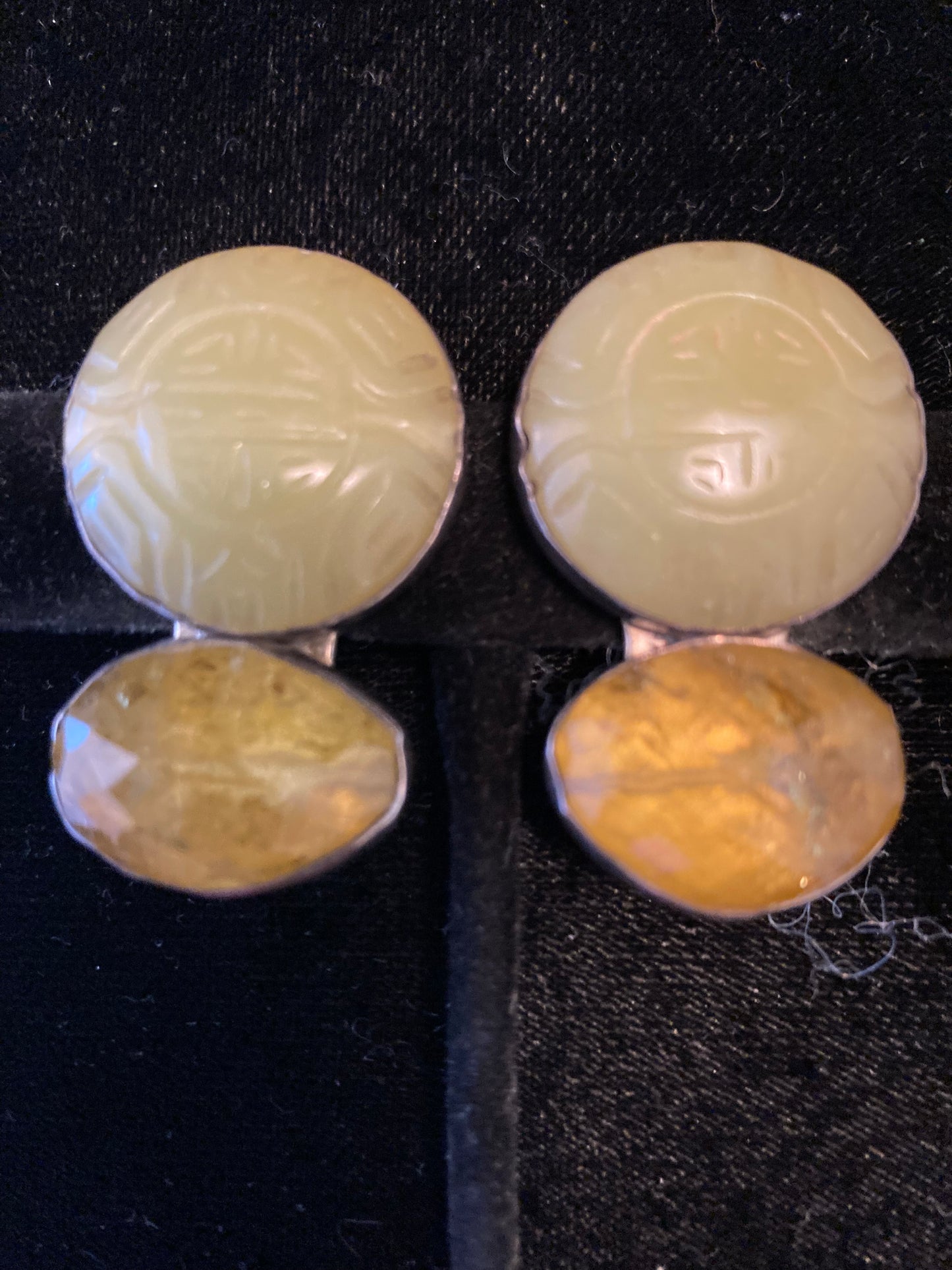 Carved Jade, Citrine