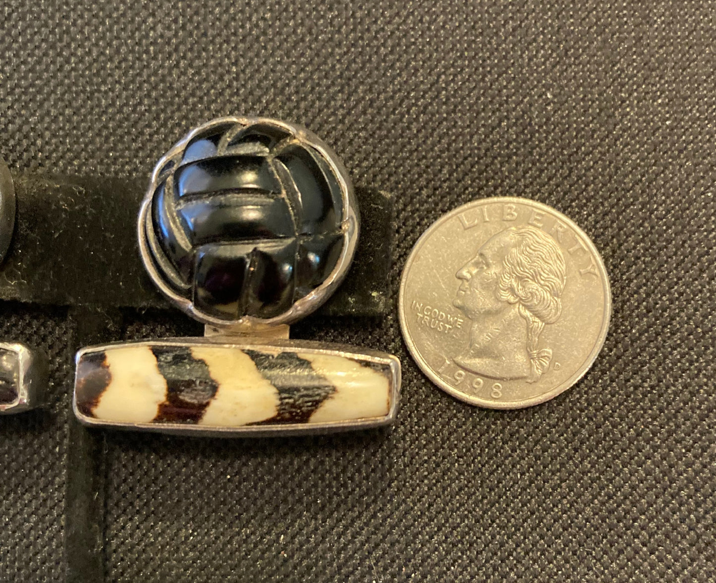 Jet Black, Cowbone Earring