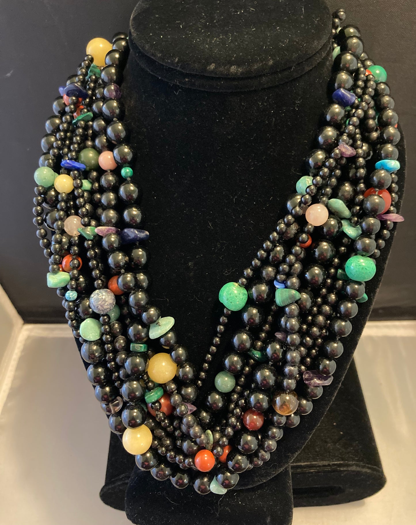 Black Multi-Colored