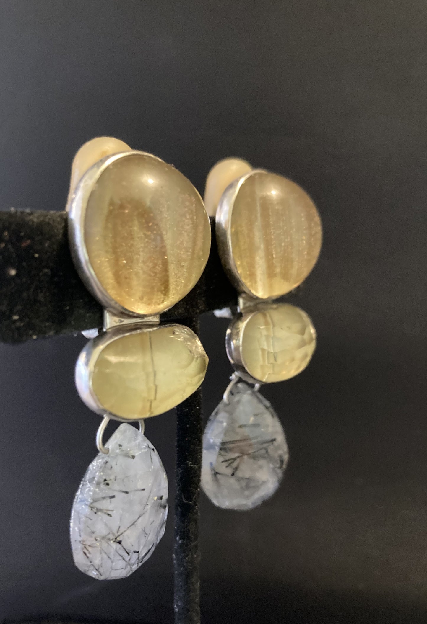 Citrine, Tourmalated Qtz.