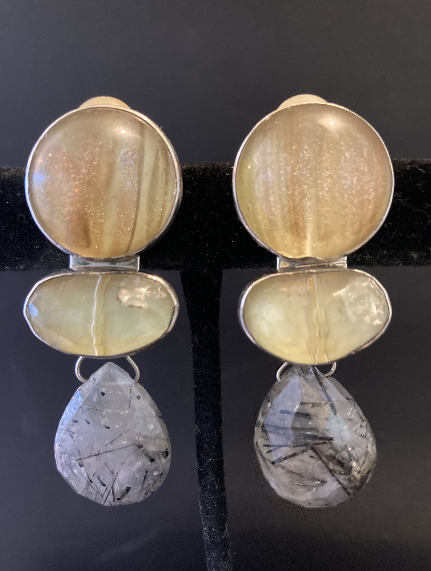 Citrine, Tourmalated Qtz.