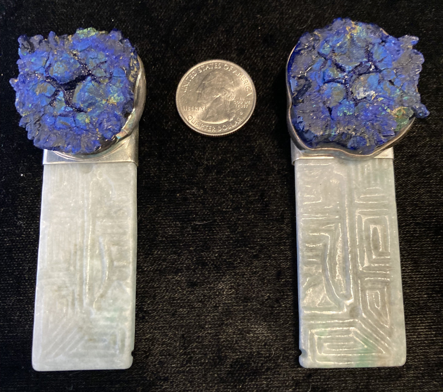 Vintage Azurite, Jade