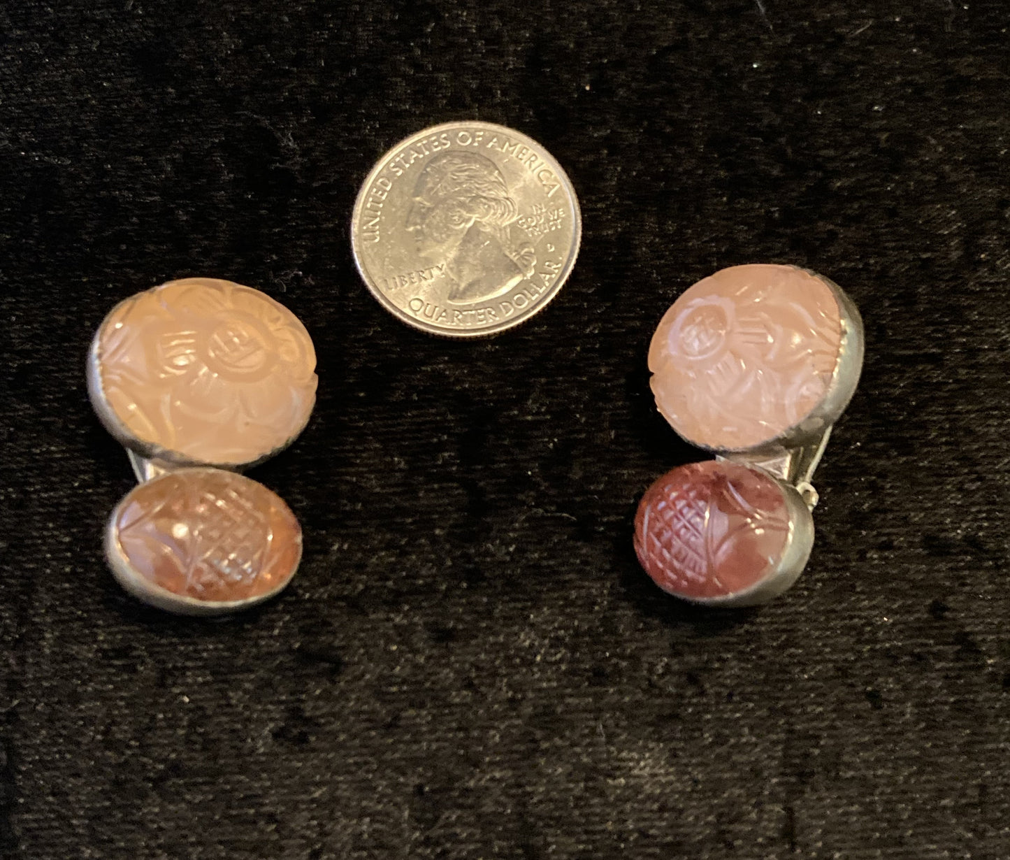 Pink Rose Quartz, Tourmaline