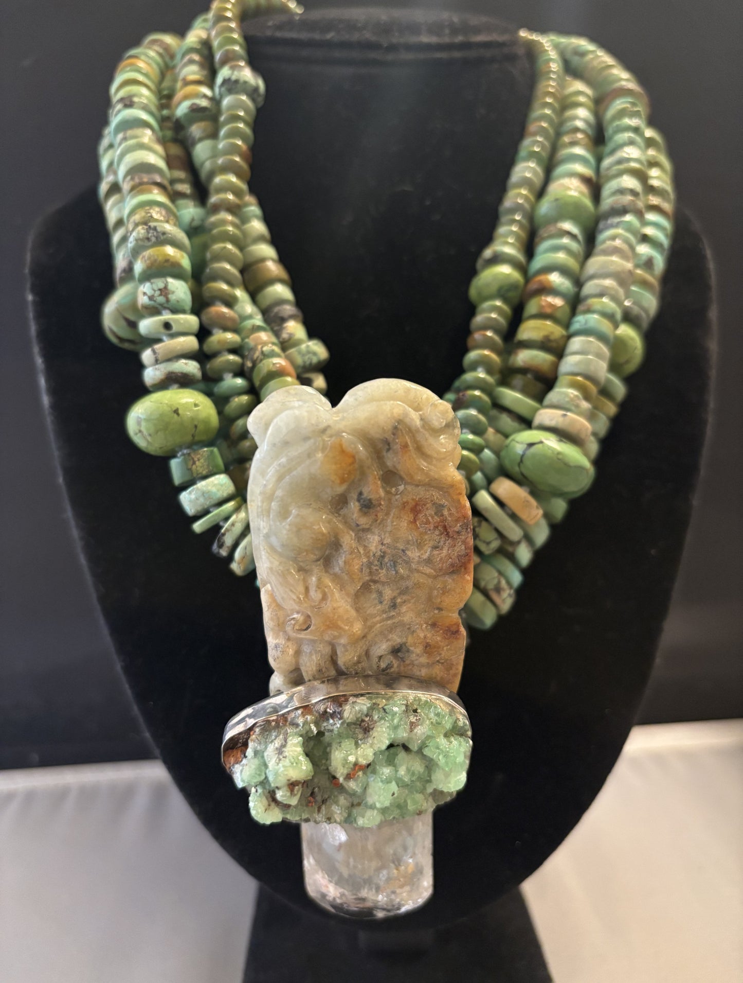 Vintage Jade, Adamite, Aquamarine