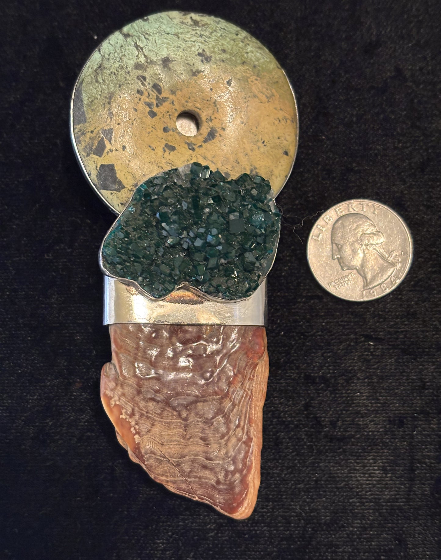 Vintage, Turquoise, Dioptase, Arrowhead