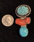 Turquoise, Red Coral