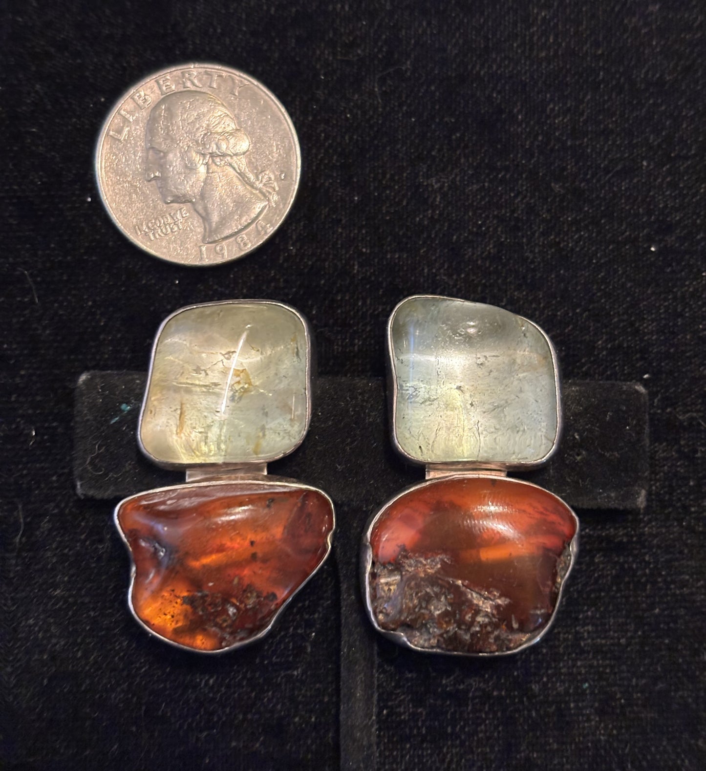 Blue Topaz, Amber