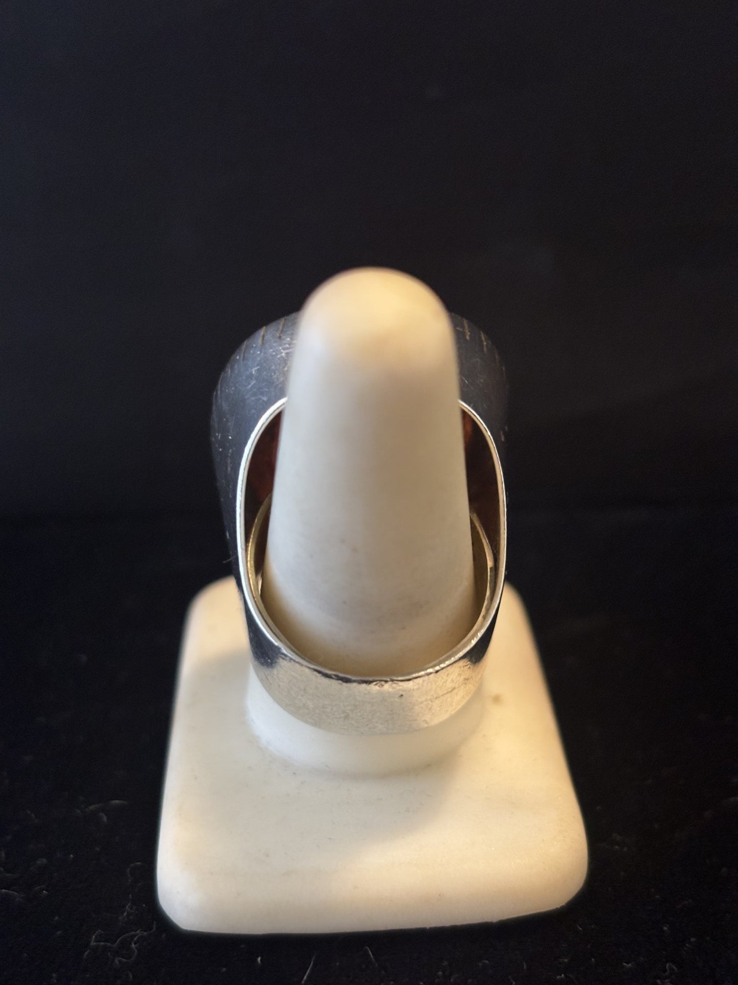 Agate Intaglio Engraved Ring