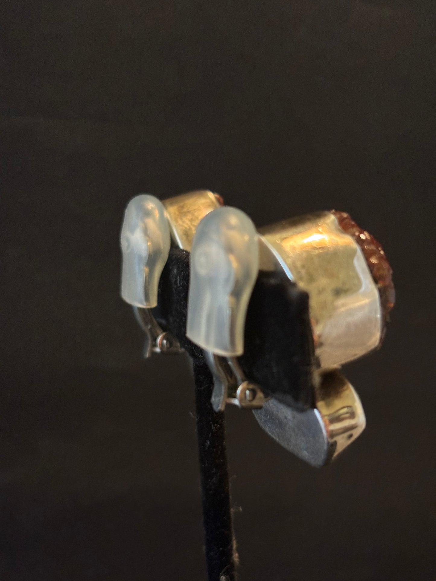 Hessionite Garnet, Pyrite