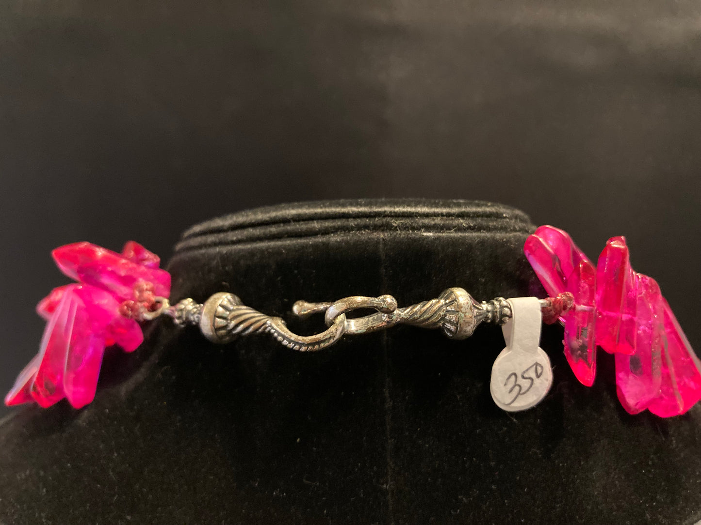 Hot Pink Double Crystal