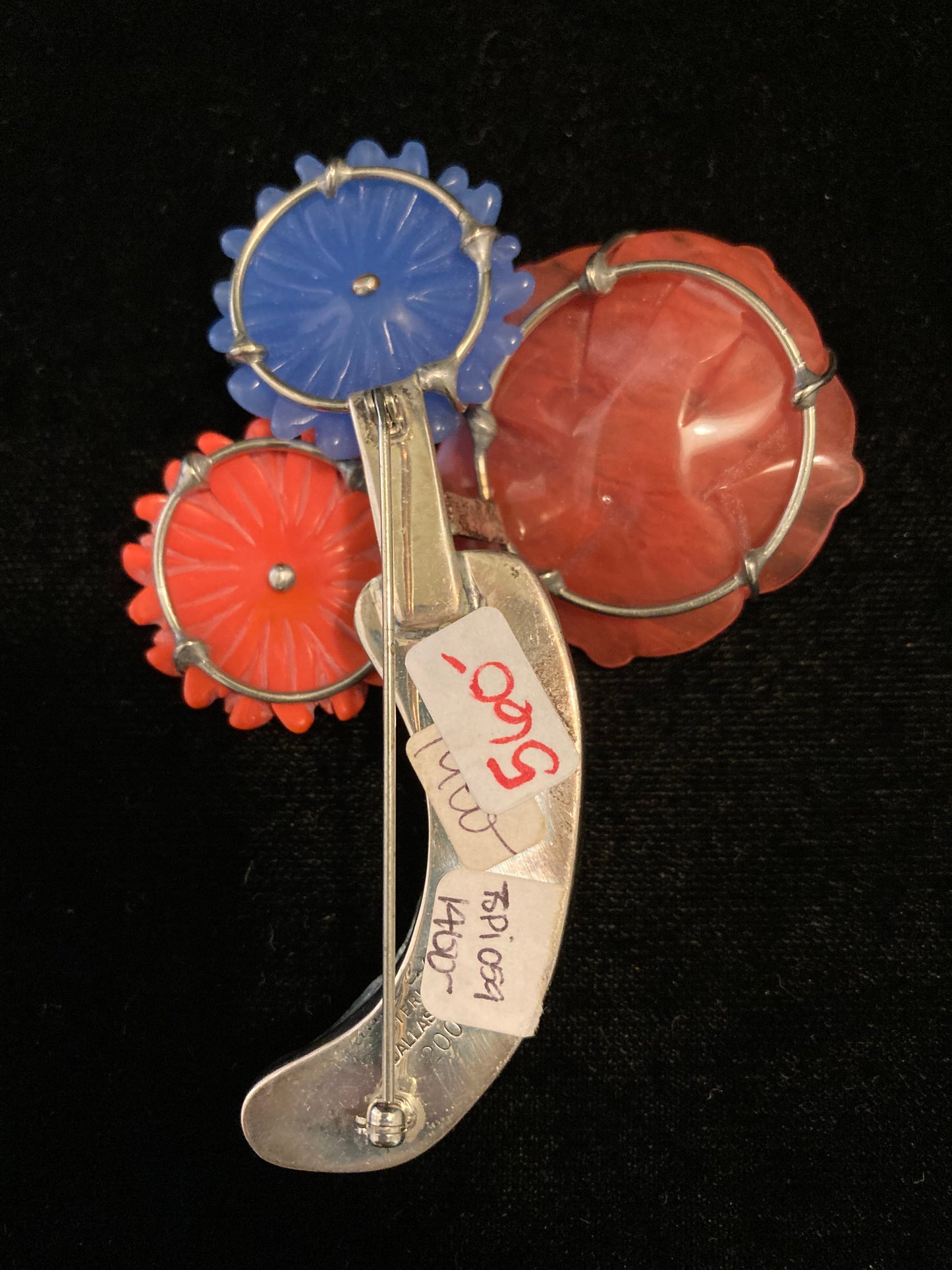 Quartz, Roman Glass, Chalcedony, Red Flower