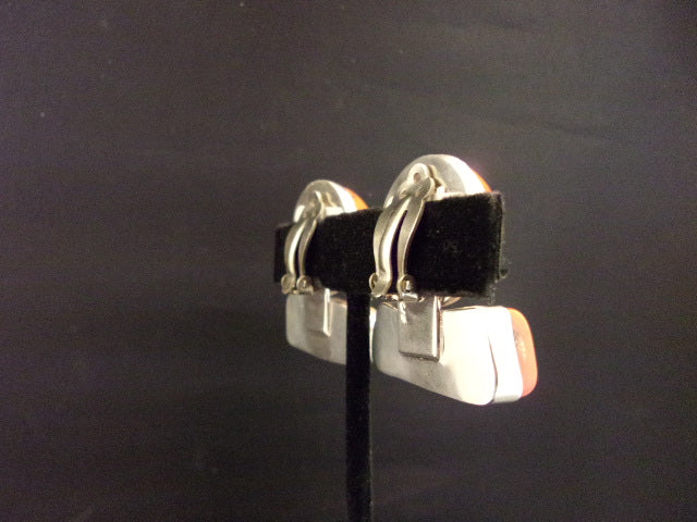 Orange Coral Earring