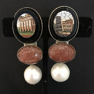 Micromosaic, Tourmaline, Pearl