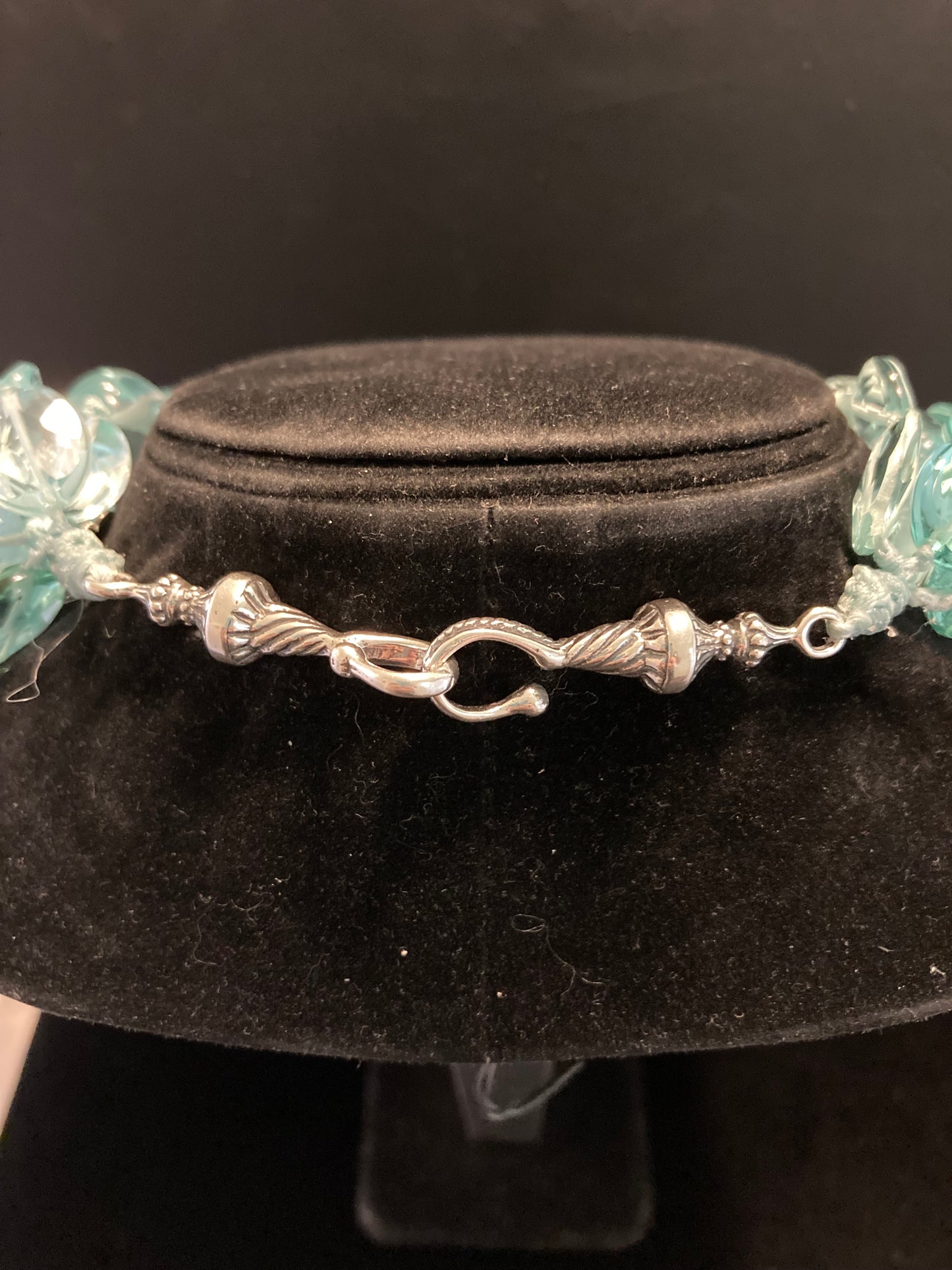 Blue-Green Aqua Glass