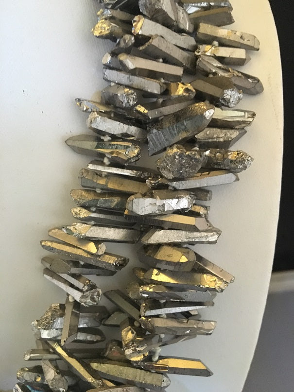 Silver Fringe Necklace