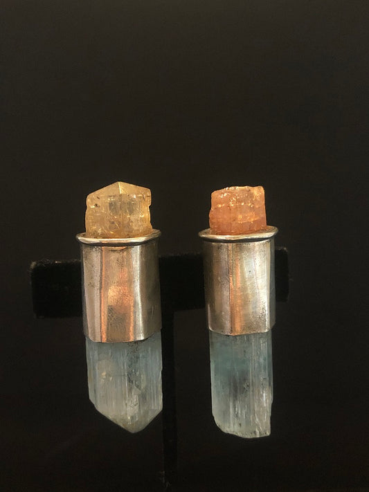 Citrine and Aquamarine