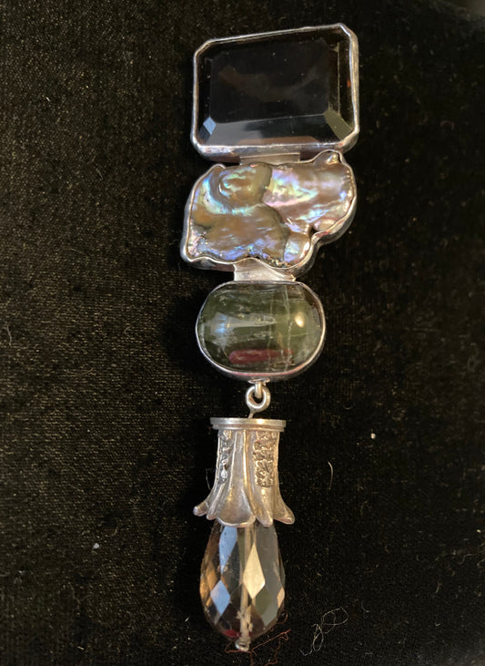 Topaz, Pearl, Tourmaline