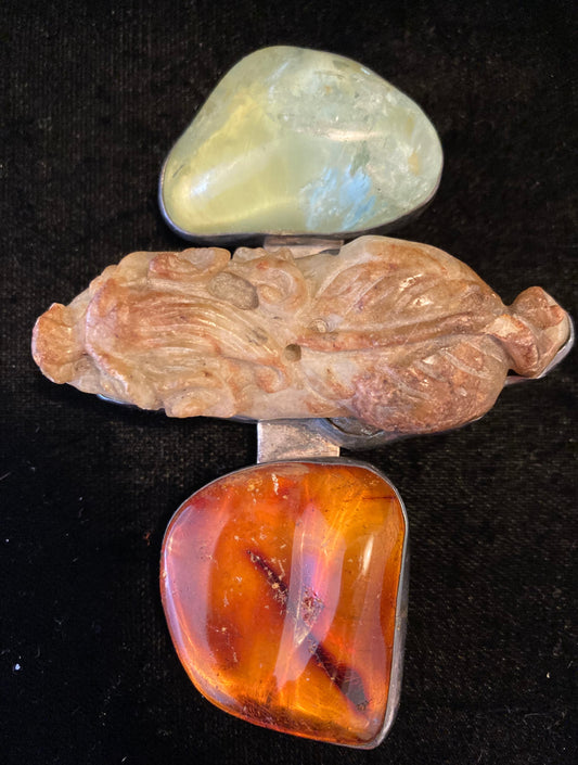 Aqua, Jade, Amber