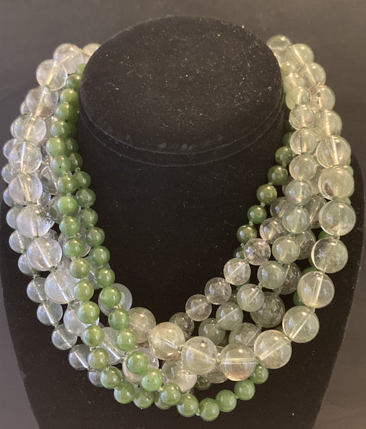 Green Jade, Quartz
