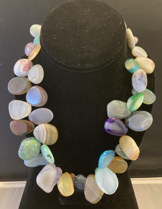 Colorful Teardrop Agate