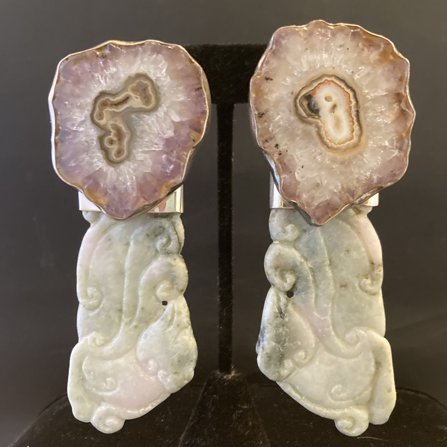 Vintage Druzy Agate, Jade