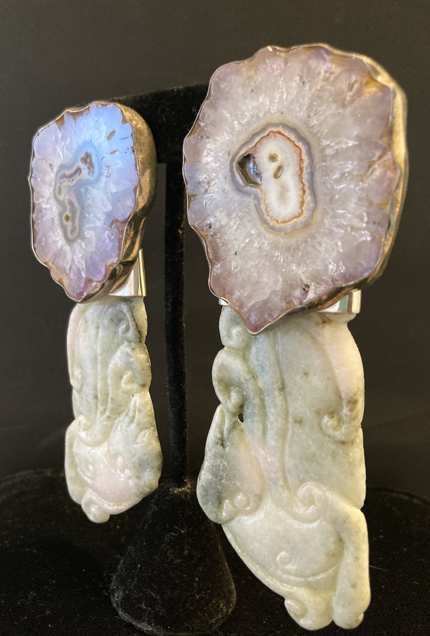 Vintage Druzy Agate, Jade