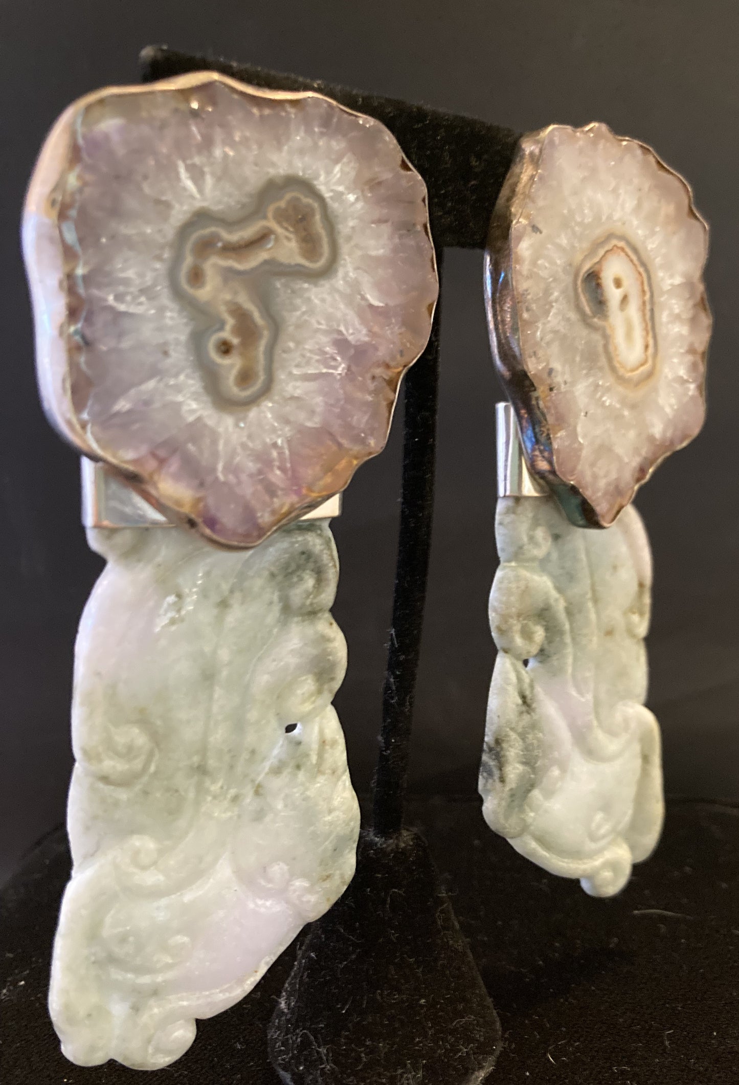 Vintage Druzy Agate, Jade