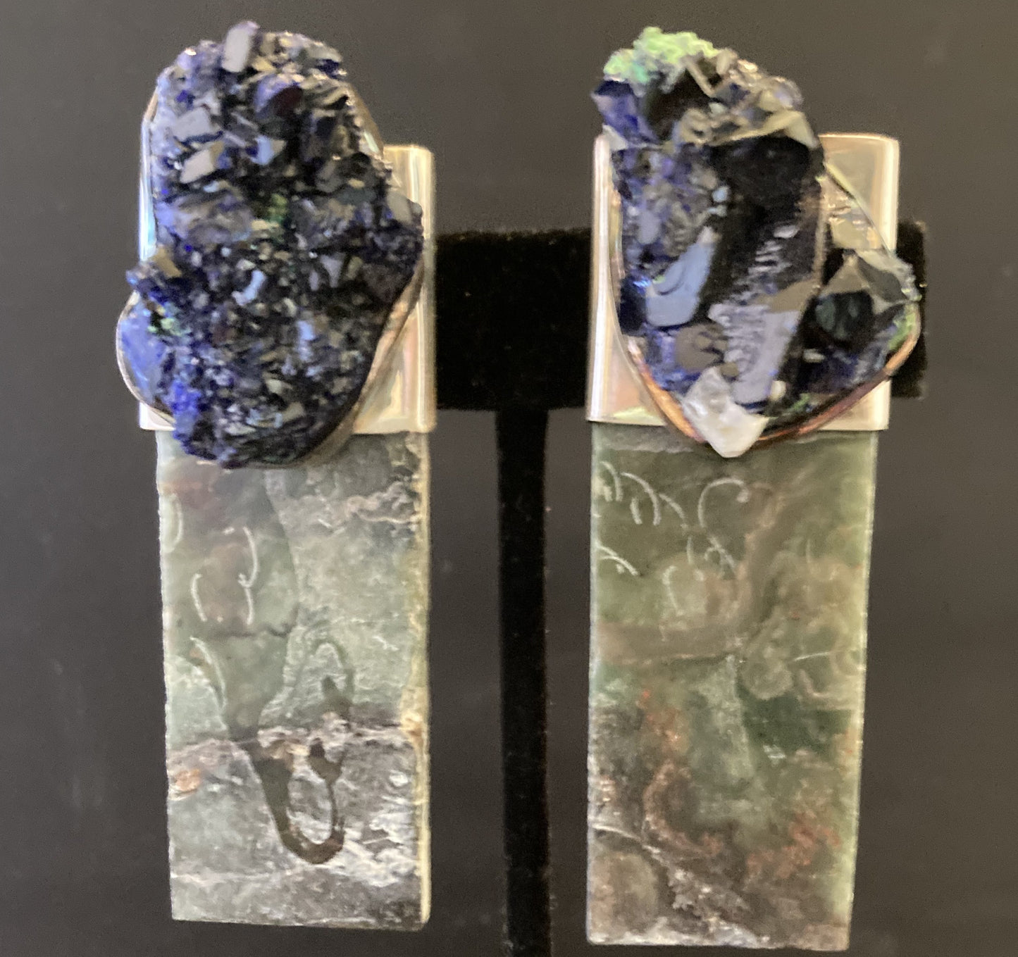 Vintage Blue Azurite, Jade