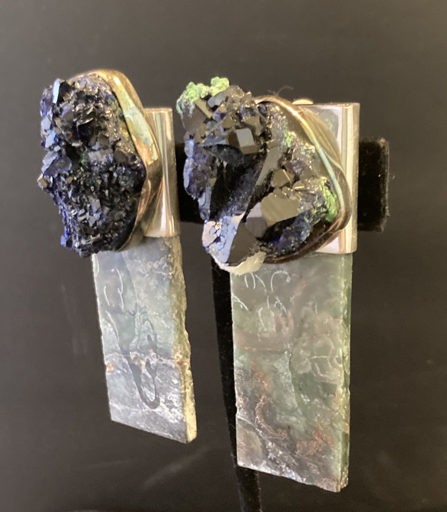 Vintage Blue Azurite, Jade
