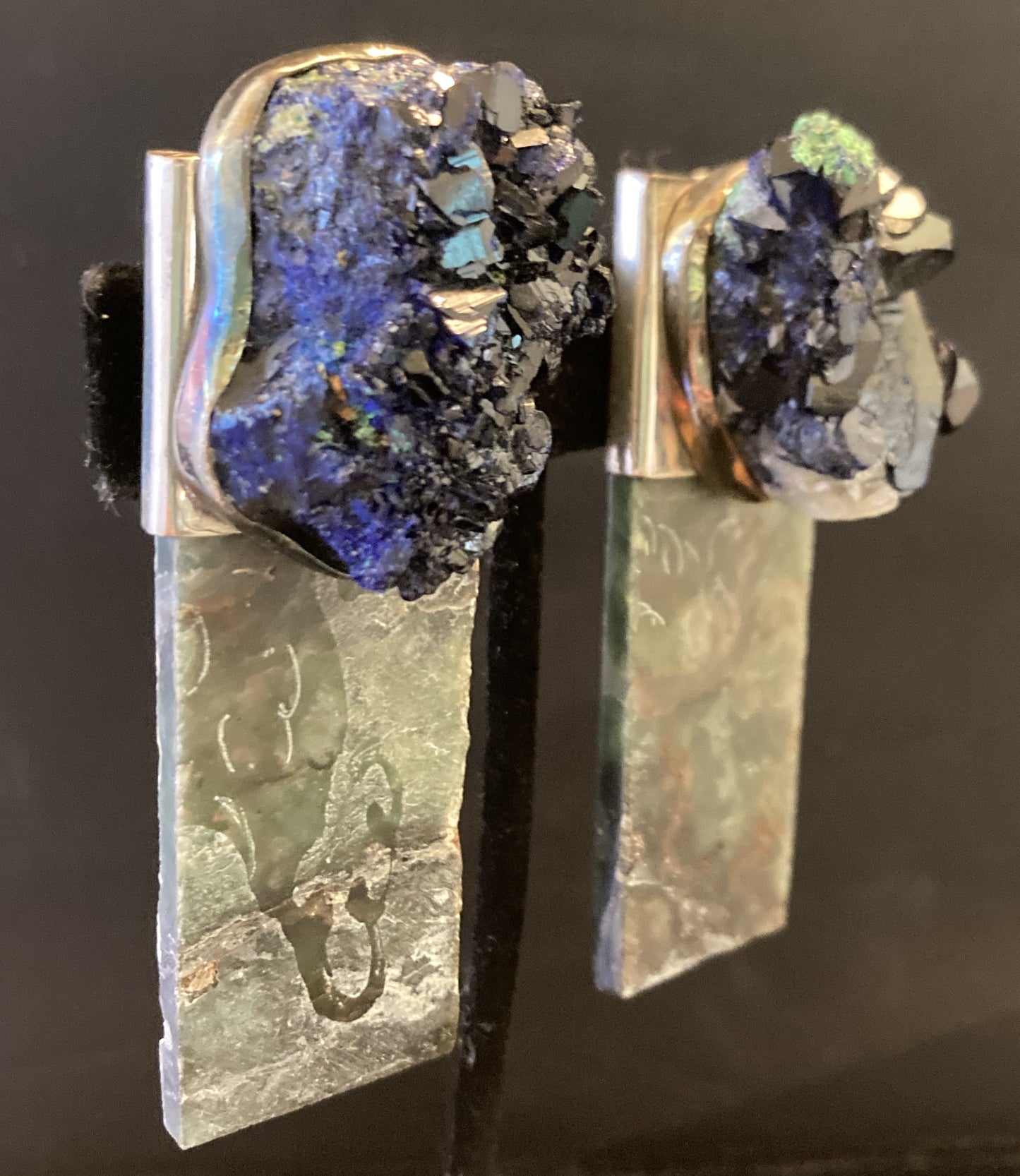 Vintage Blue Azurite, Jade