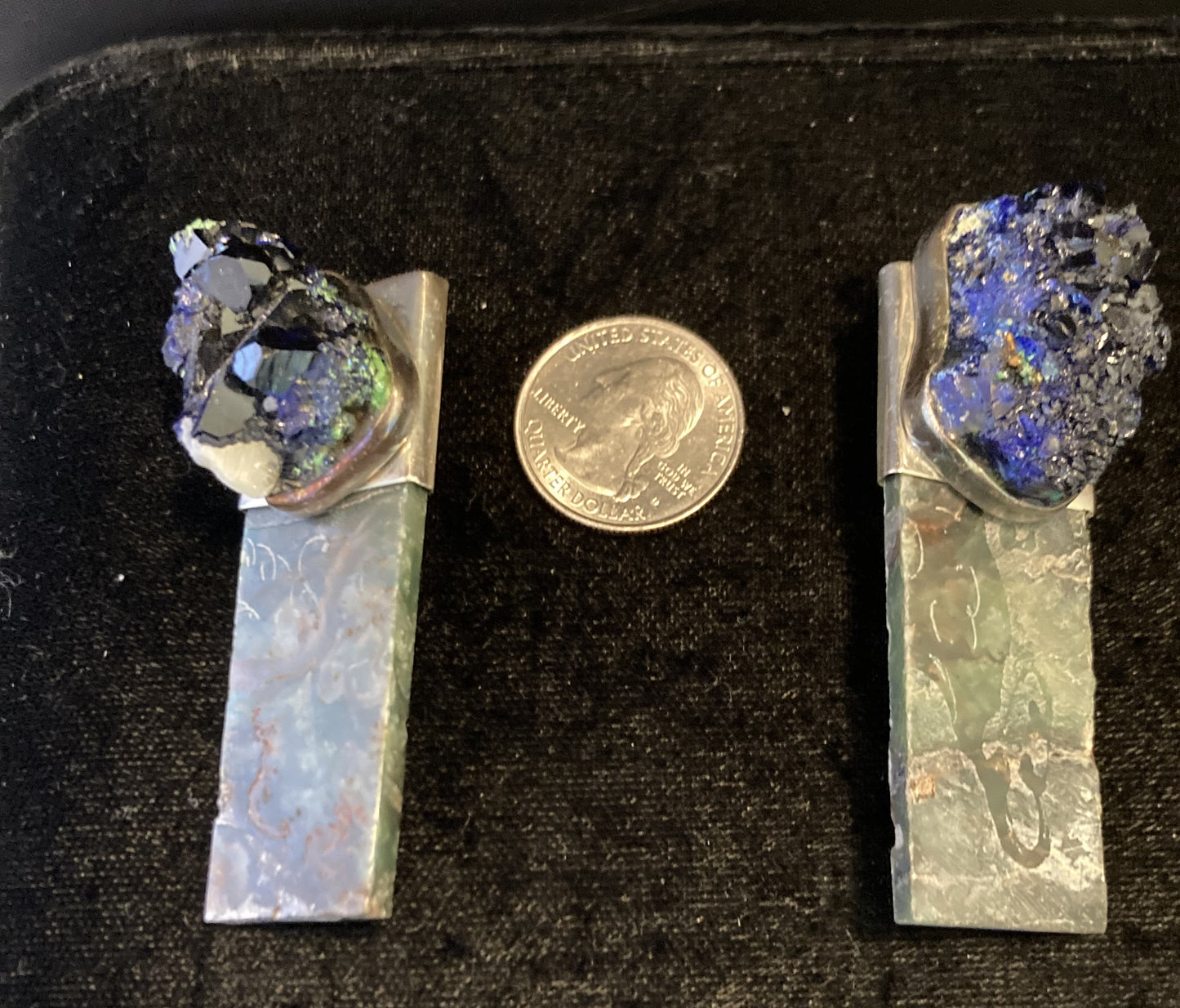Vintage Blue Azurite, Jade