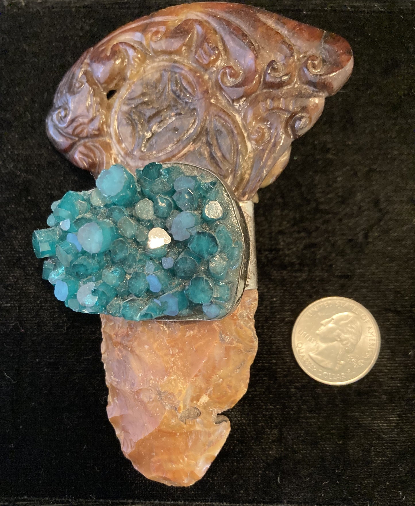 Vintage Jade Emerald, Arrowhead