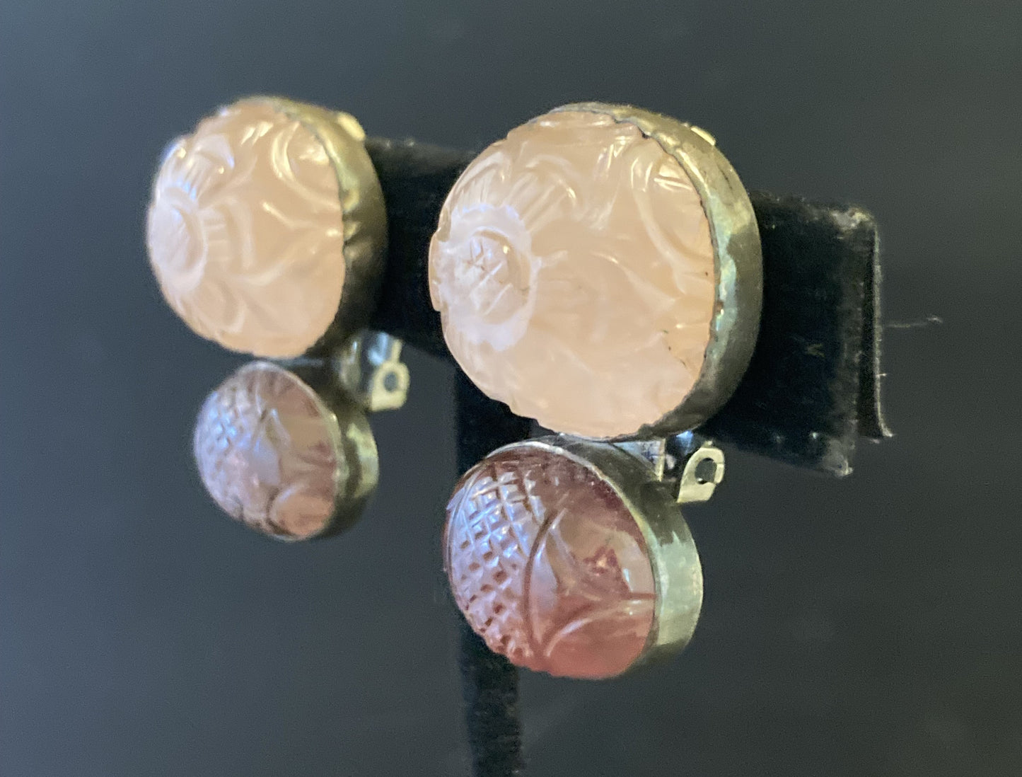 Pink Rose Quartz, Tourmaline
