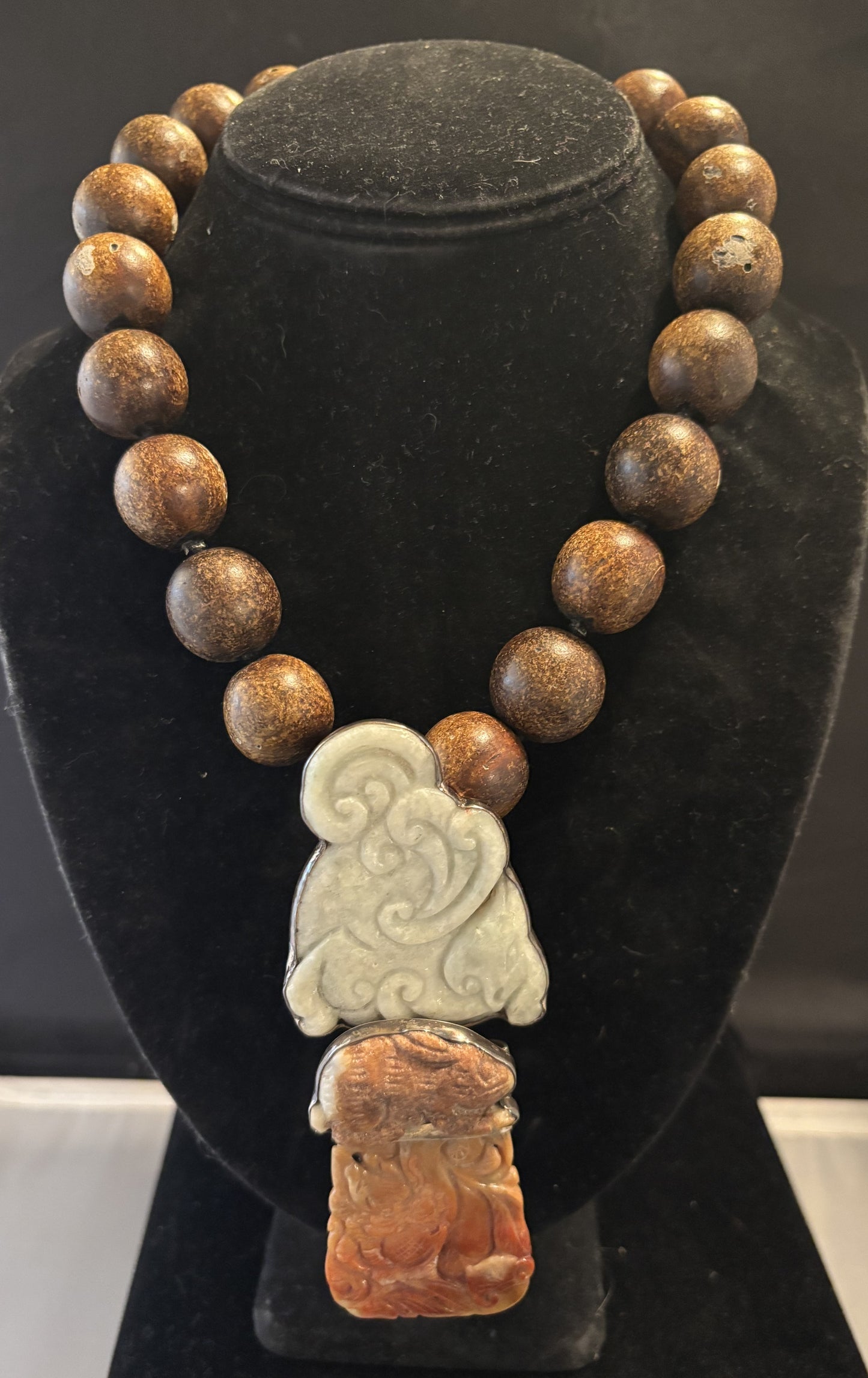 Vintage Carved Jade