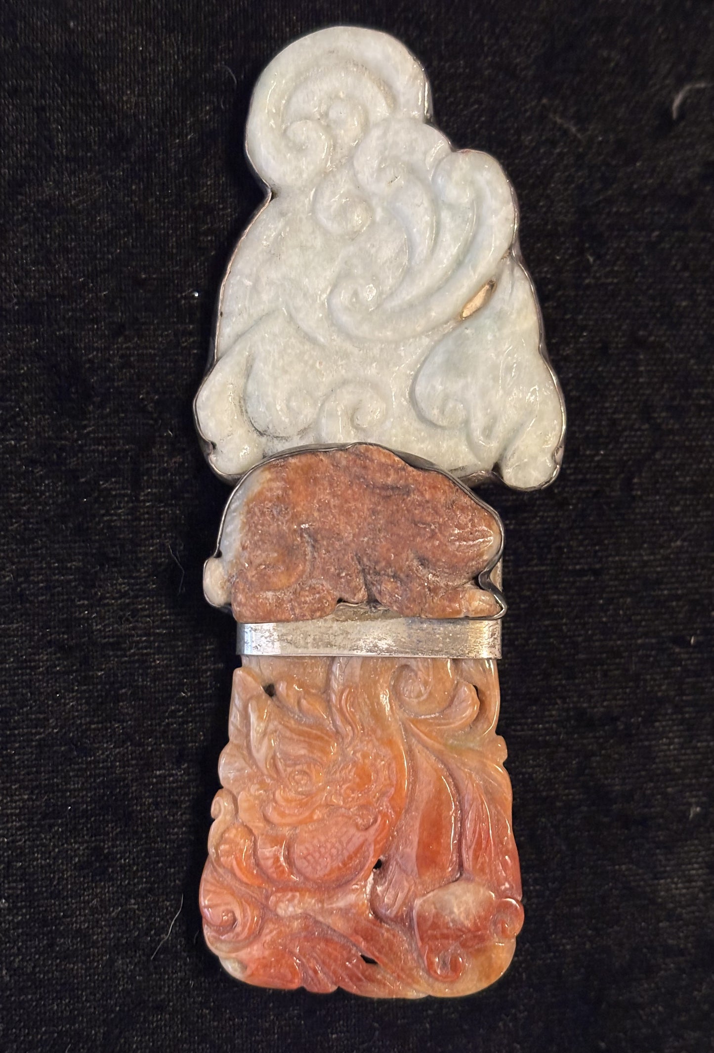 Vintage Carved Jade