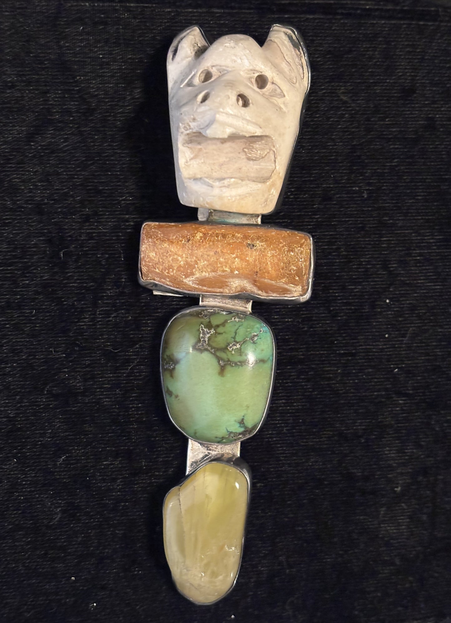 Vintage Columbian Artifact, Imperial Topaz, TQ., Rutilated Qtz.